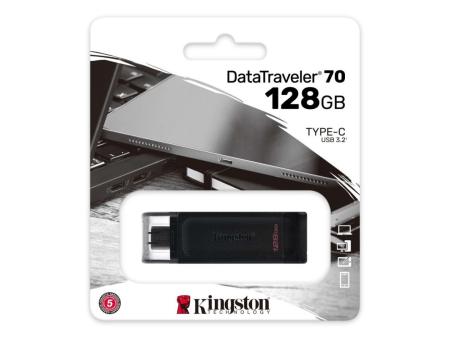 Pendrive 128GB Kingston DataTraveler 70 USB Tipo-C