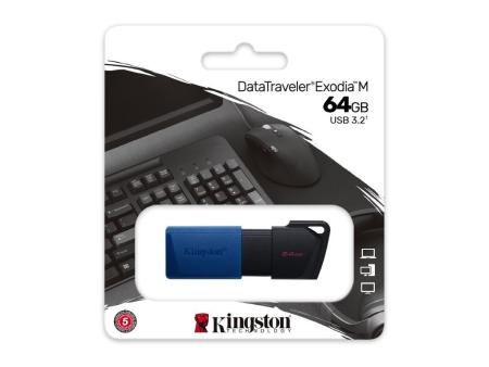 Pendrive 64GB Kingston DataTraveler Exodia M USB 3.2