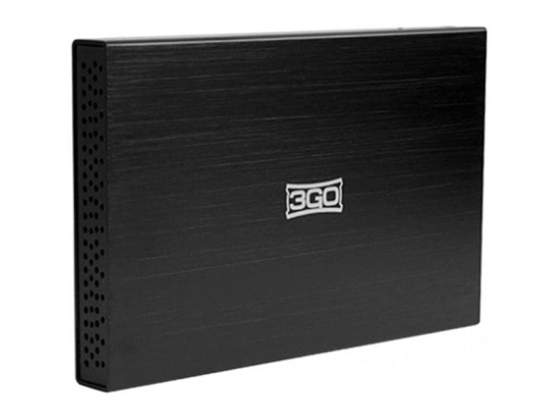 Caja Externa para Disco Duro de 2.5' 3GO HDD25BK12/ USB 2.0