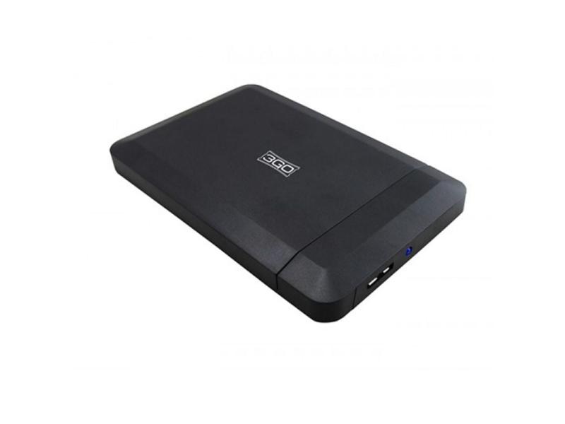 Caja Externa para Disco Duro de 2.5' 3GO HDD25BK315/ USB 3.0/ Sin tornillos