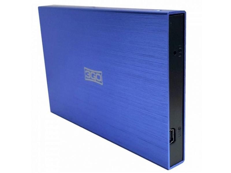 Caja Externa para Disco Duro de 2.5' 3GO HDD25BL13/ USB 2.0