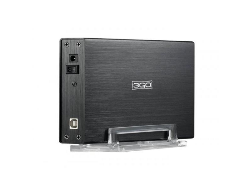 Caja Externa para Disco Duro de 3.5' 3GO HDD35BKIS/ USB 2.0