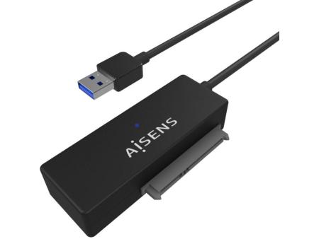 Adaptador para Discos Duros 2.5'/3.5' Aisens ASE-35A01B/ USB 3.0 - SATA/ con Alimentador