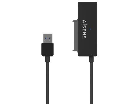 Adaptador para Discos Duros 2.5'/3.5' Aisens ASE-35A01B/ USB 3.0 - SATA/ con Alimentador