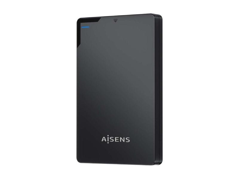 Caja Externa para Disco Duro de 2.5' Aisens ASE-2520B/ USB 3.1/ Sin tornillos