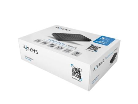 Caja Externa para Disco Duro de 2.5' Aisens ASE-2521B/ USB 3.1/ Sin tornillos