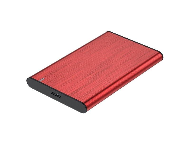 Caja Externa para Disco Duro de 2.5' Aisens ASE-2525RED/ USB 3.1/ Sin tornillos