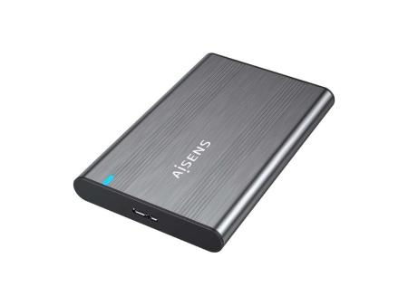 Caja Externa para Disco Duro de 2.5' Aisens ASE-2526GR/ USB 3.1/ Sin tornillos