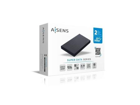 Caja Externa para Disco Duro de 2.5' Aisens ASE-2530B/ USB 3.1