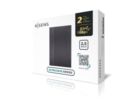 Caja Externa para Disco Duro de 2.5' Aisens ASE-2532B/ USB 3.1 Gen1