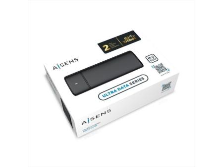 Caja Externa para Disco SSD M.2 SATA/NVMe Aisens ASM2-001B/ USB 3.1/ Sin tornillos