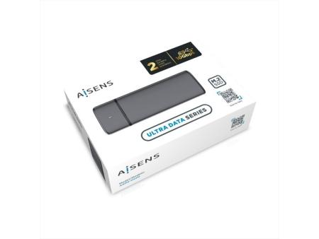 Caja Externa para Disco SSD M.2 SATA/NVMe Aisens ASM2-002G/ USB 3.1/ Sin tornillos