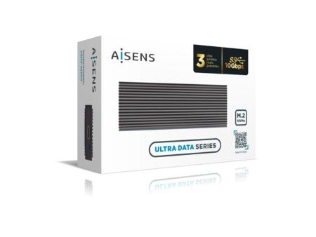 Caja Externa para Disco SSD M.2 NVMe Aisens ASM2-023GR/ USB 3.2/ Sin tornillos