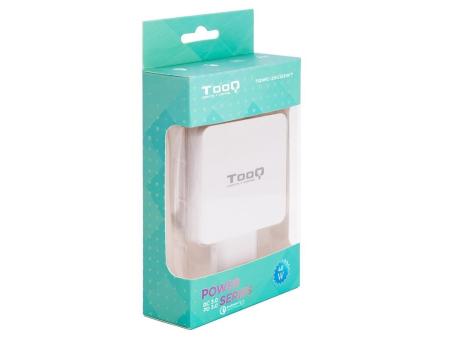 Cargador de Pared TooQ TQWC-2SC03WT/ 1xUSB Tipo-C/ 1xUSB/ 48W