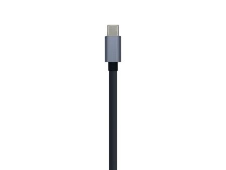 Hub USB Tipo-C Aisens A109-0396/ 3xUSB/ 1xRJ45/ Gris