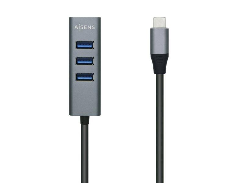 Hub USB Tipo-C Aisens A109-0508/ 4xUSB