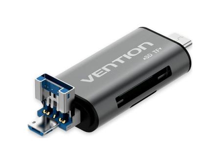 Lector de Tarjetas Externo Vention CCHH0/ USB 3.0