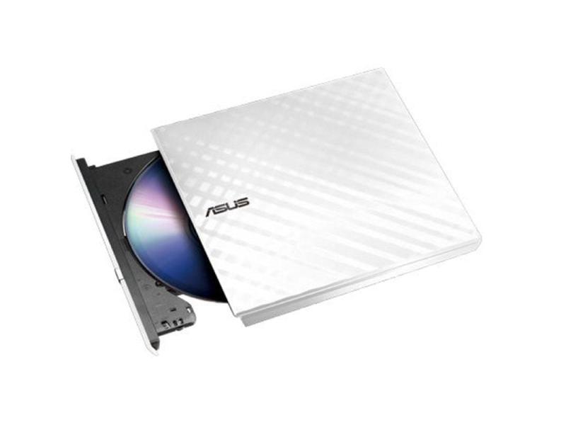 Grabadora Externa CD/DVD Asus SDRW-08DS2S-U Lite/ Blanco