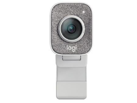 Webcam Logitech StreamCam/ Enfoque Automático/ 1920 x 1080 Full HD/ Blanca