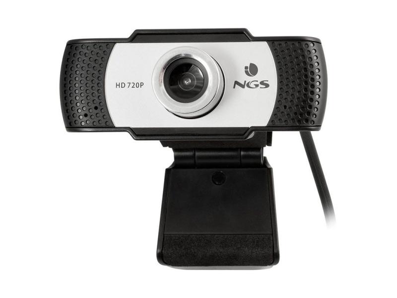 Webcam NGS Xpress Cam 720/ 1280 x 720 HD/ Blanco y Negro