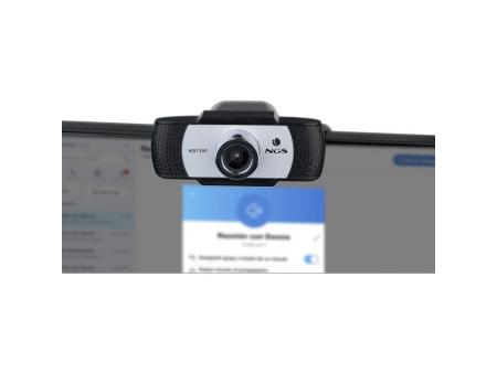 Webcam NGS Xpress Cam 720/ 1280 x 720 HD/ Blanco y Negro