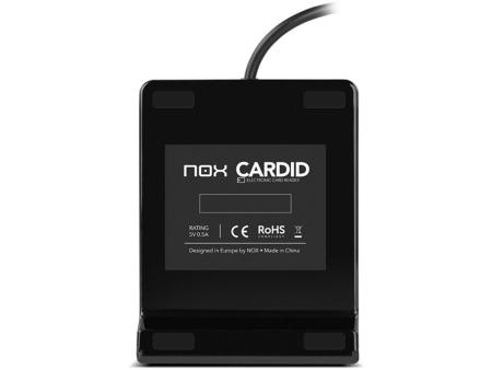 Lector de DNI y Tarjetas Nox Card ID/ Negro