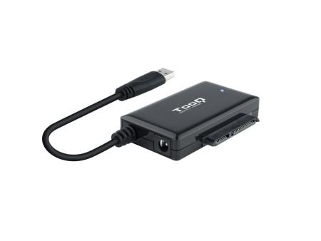 Adaptador para Discos Duros 2.5'/3.5' Tooq TQHDA-01A/ USB 3.0 Macho - SATA