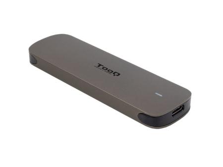 Caja Externa para Disco SSD M.2 NGFF TooQ TQE-2202BR/ USB 3.1 Gen2/ Sin tornillos