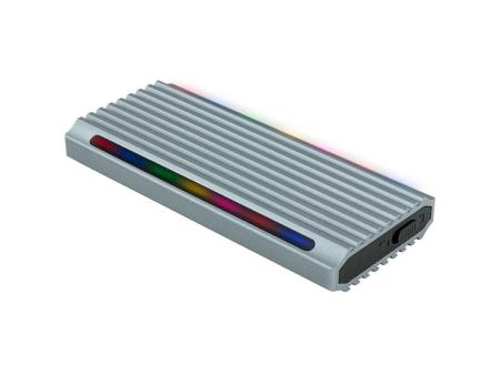 Caja Externa para Disco SSD M.2 NVMe TooQ TQE-2221G/ USB 3.1 Gen2/ Sin tornillos