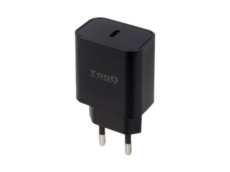 Cargador de Pared TooQ TQWC-PDUSBC20B/ 1xUSB Tipo-C/ 20W