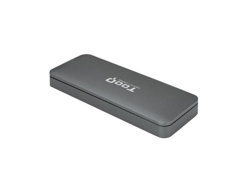 Caja Externa para Disco SSD M.2 SATA TooQ TQE-2281G/ USB 3.0/ Sin tornillos