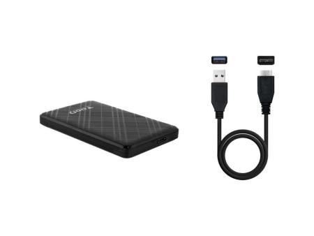 Caja Externa para Disco Duro de 2.5' TooQ TQE-2500B/ USB 3.1/ Sin Tornillos