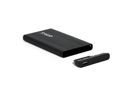 Caja Externa para Disco Duro de 2.5' TooQ TQE-2510B/ USB 2.0