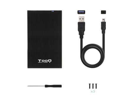 Caja Externa para Disco Duro de 2.5' TooQ TQE-2522B/ USB 3.1