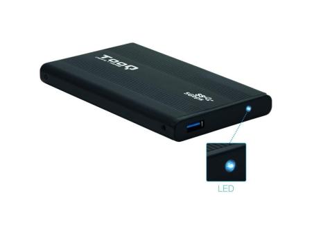 Caja Externa para Disco Duro de 2.5' TooQ TQE-2524B/ USB 3.1