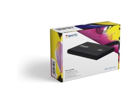 Caja Externa para Disco Duro de 2.5' TooQ TQE-2524B/ USB 3.1