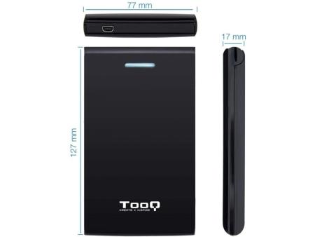 Caja Externa para Disco Duro de 2.5' TooQ TQE-2526B/ USB 3.1