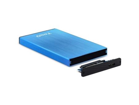 Caja Externa para Disco Duro de 2.5' TooQ TQE-2527BL/ USB 3.1