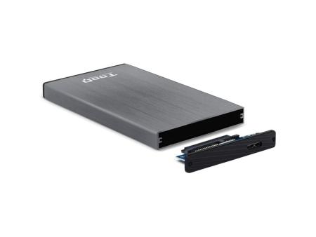 Caja Externa para Disco Duro de 2.5' TooQ TQE-2527G/ USB 3.1