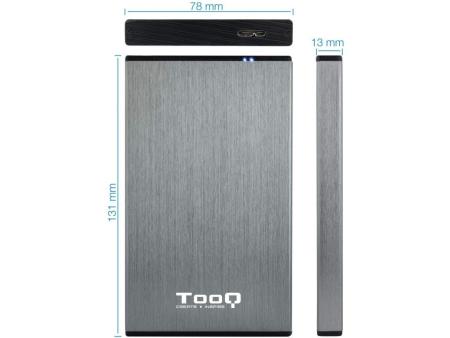 Caja Externa para Disco Duro de 2.5' TooQ TQE-2527G/ USB 3.1