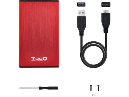 Caja Externa para Disco Duro de 2.5' TooQ TQE-2527R/ USB 3.1