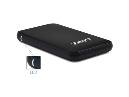 Caja Externa para Disco Duro de 2.5' TooQ TQE-2528B/ USB 3.1/ Sin tornillos