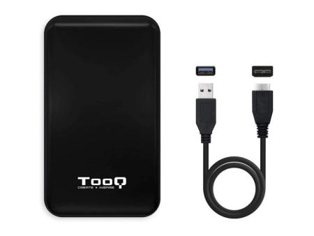 Caja Externa para Disco Duro de 2.5' TooQ TQE-2528B/ USB 3.1/ Sin tornillos