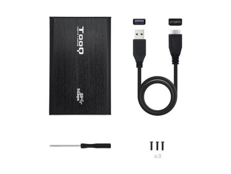 Caja Externa para Disco Duro de 2.5' TooQ TQE-2529B/ USB 3.1