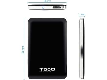 Caja Externa para Disco Duro de 2.5' TooQ TQE-2538B/ USB 3.1