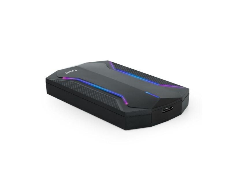 Caja Externa Gaming para Disco Duro de 2.5' TooQ TQE-2599RGB/ USB 3.1/ Sin tornillos