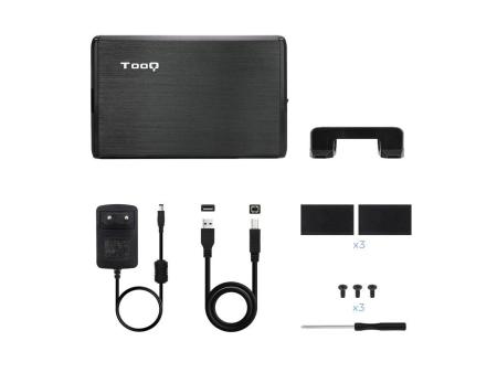 Caja Externa para Disco Duro de 3.5' TooQ TQE-3509B/ USB 2.0