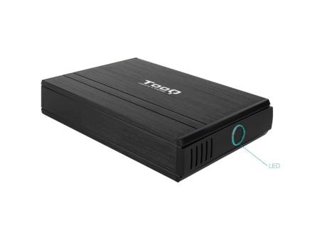 Caja Externa para Disco Duro de 3.5' TooQ TQE-3520B/ USB 2.0