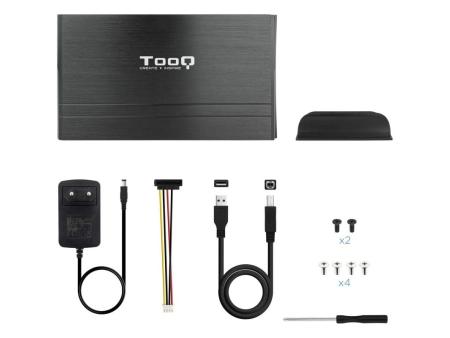 Caja Externa para Disco Duro de 3.5' TooQ TQE-3520B/ USB 2.0