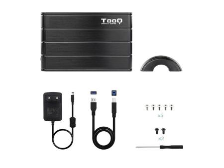 Caja Externa para Disco Duro de 3.5' TooQ TQE-3530B/ USB 3.1